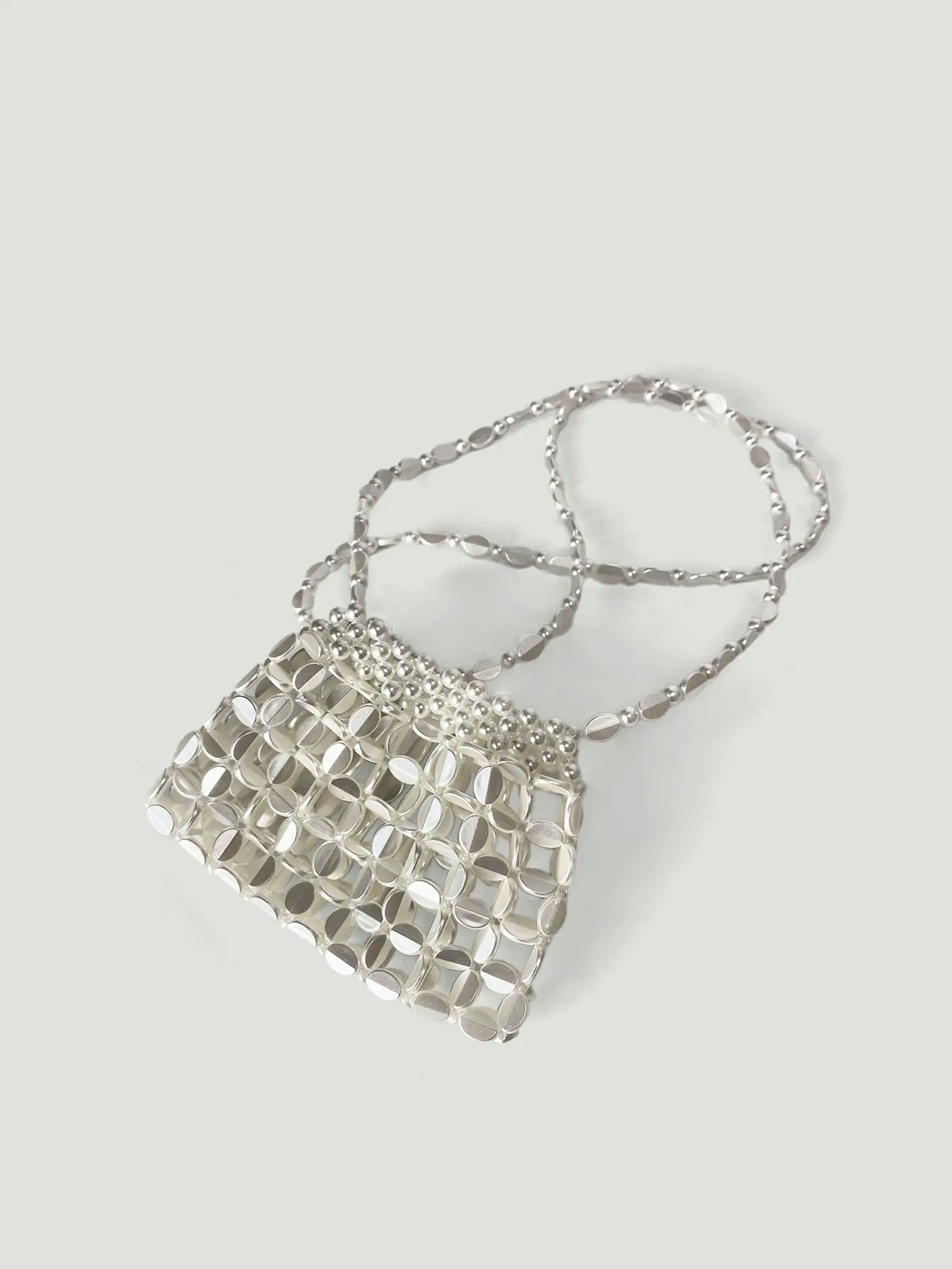 Shiny Sequin Handbag with Chain Strap — feature 30