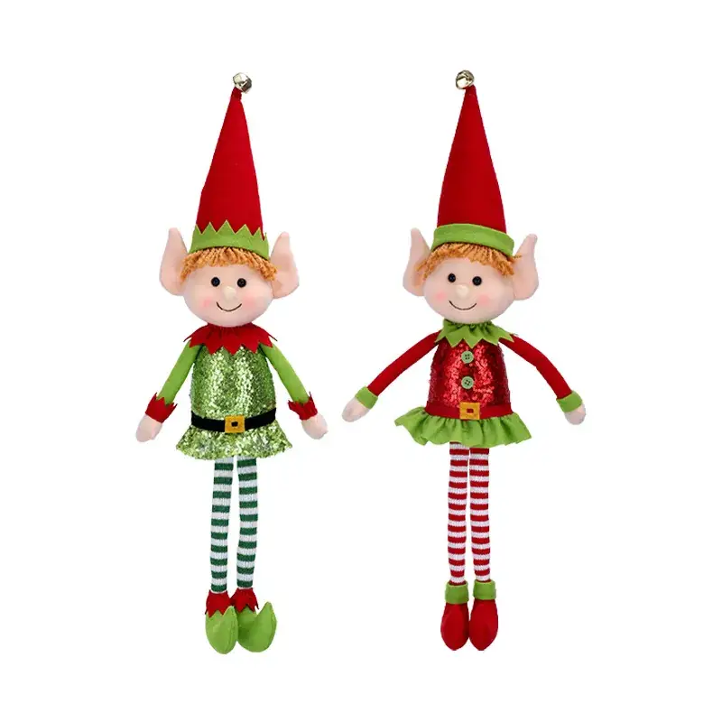 Christmas Elf Window Decor for Kids 65cm Long Legged