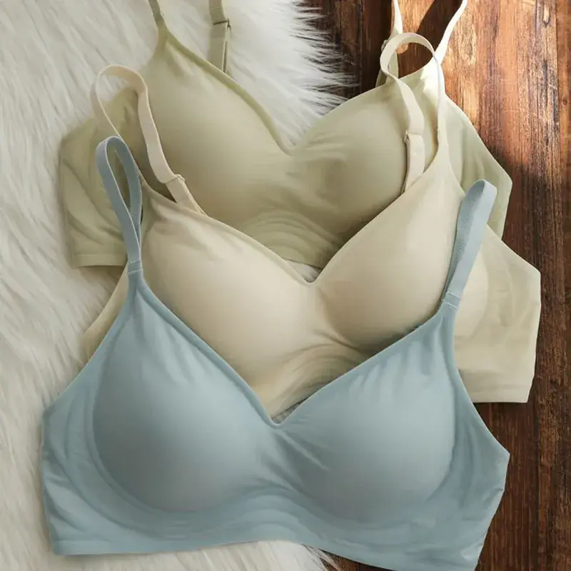 Nude Seamless Wireless Push Up Bra for Women - Image 7