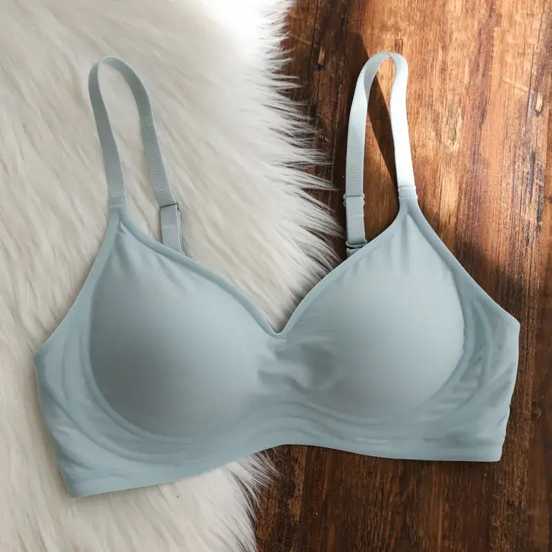 Nude Seamless Wireless Push Up Bra for Women - Image 5