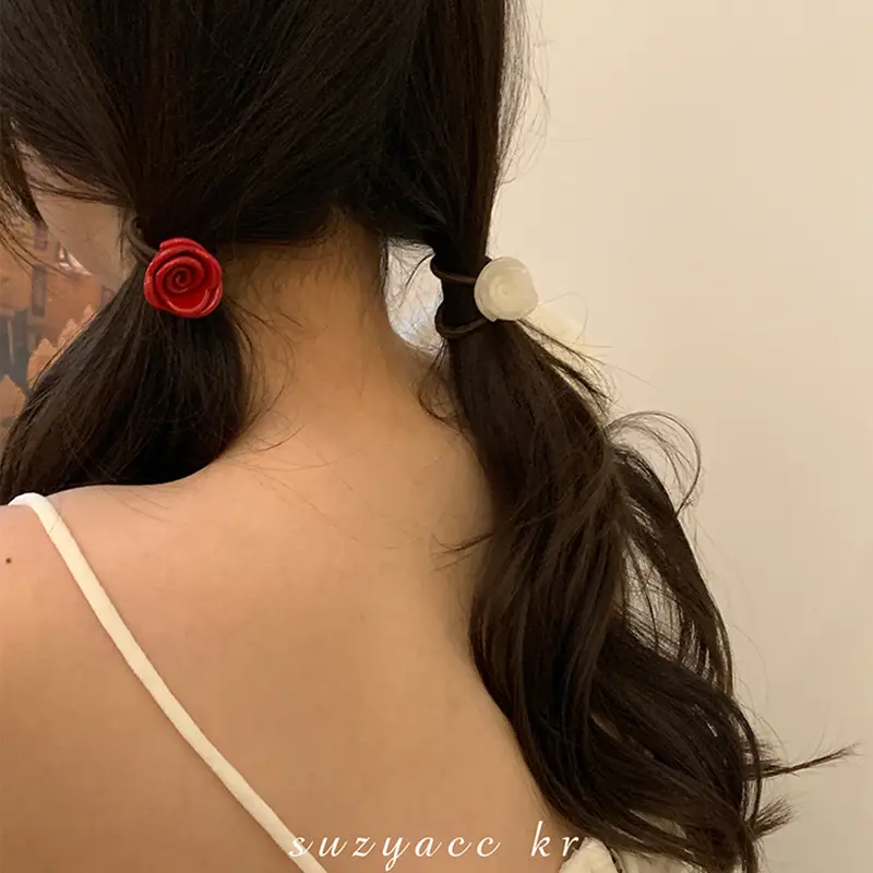 Rose Acetate Hair Bands for Women 2023 New French Retro Design - Image 11