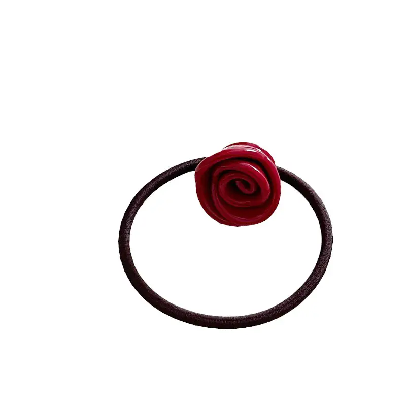 Rose Acetate Hair Bands for Women 2023 New French Retro Design - Image 13