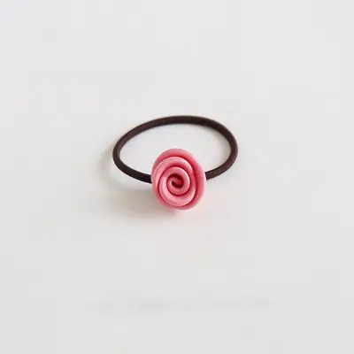 Rose Acetate Hair Bands for Women 2023 New French Retro Design - Image 2