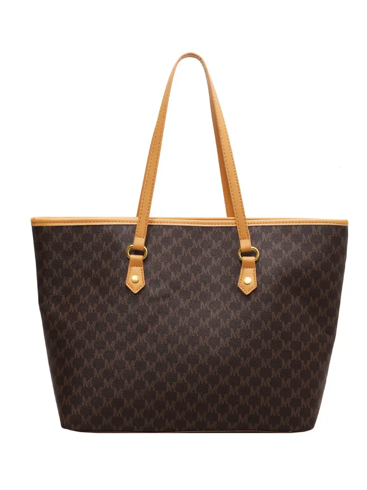 Korean Style Geometric Print Tote Bag for Women - Image 6