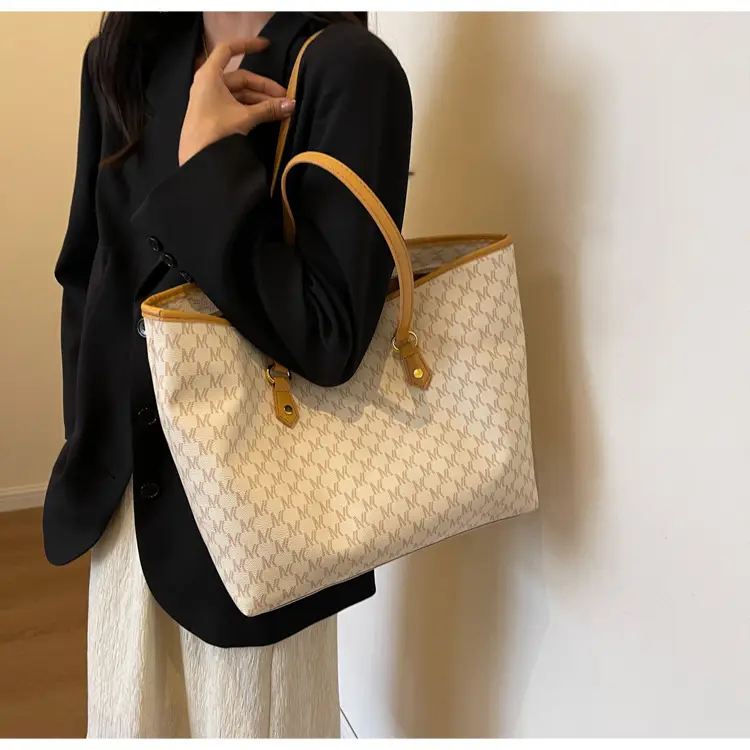 Korean Style Geometric Print Tote Bag for Women — feature 18