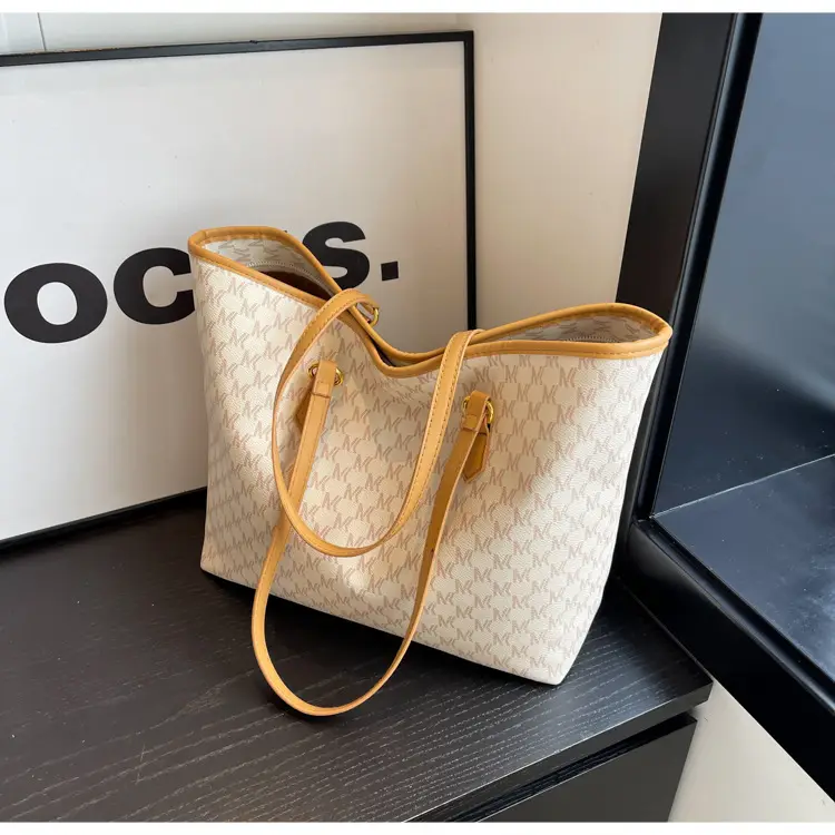Korean Style Geometric Print Tote Bag for Women — feature 23