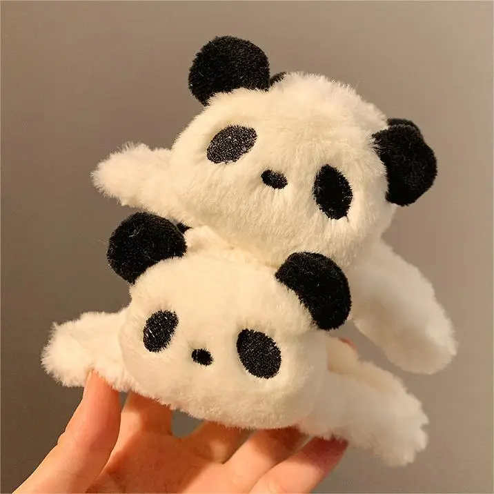 Cute Panda Hair Clip for Girls Autumn Winter - Image 2