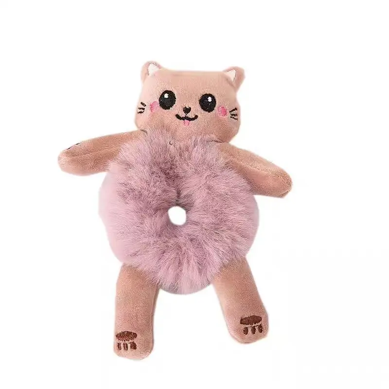 Furry Plush Hair Bands for Girls Green Frog Headband - Image 13