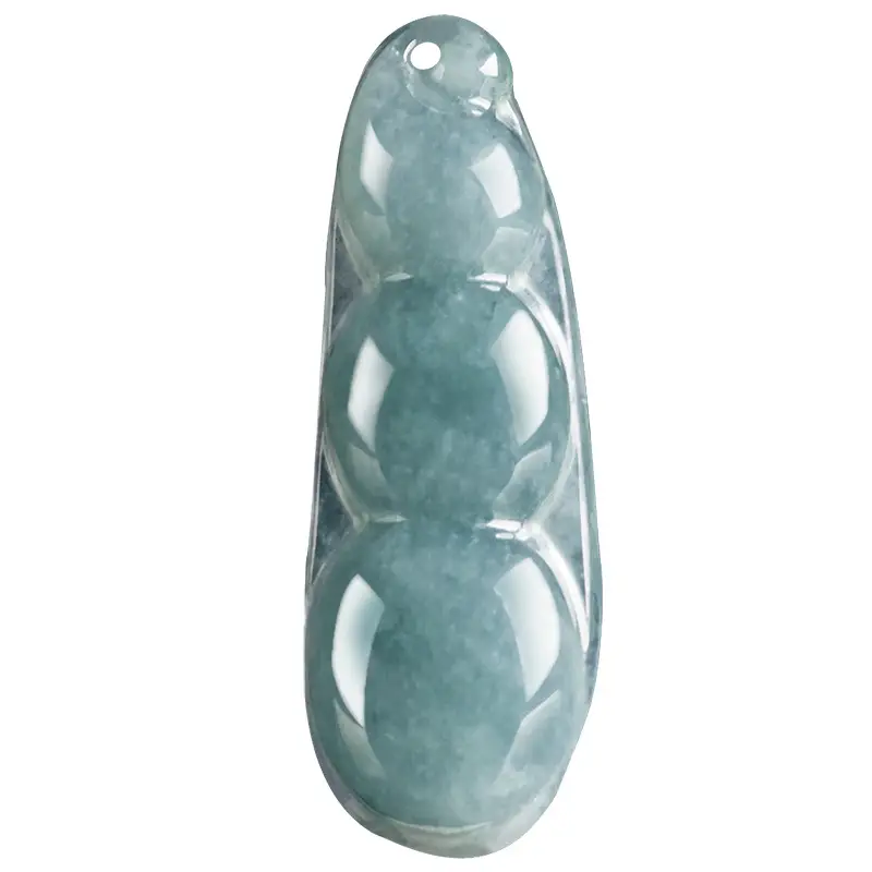 Natural Jade Blue Water Pendant for Men Women - Image 5