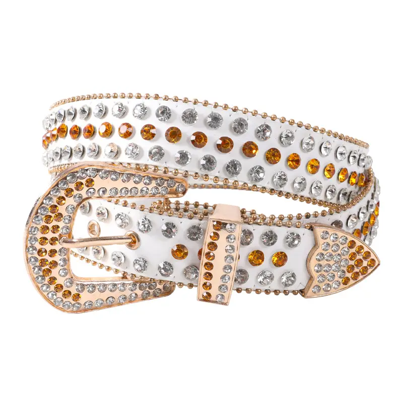 Rhinestone Full Diamond Belt for Men Women — feature 18