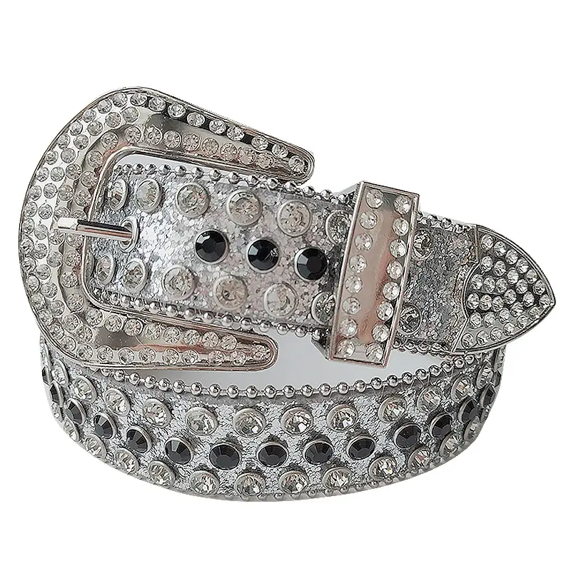 Rhinestone Full Diamond Belt for Men Women — feature 30
