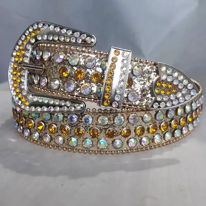 Rhinestone Full Diamond Belt for Men Women — feature 19