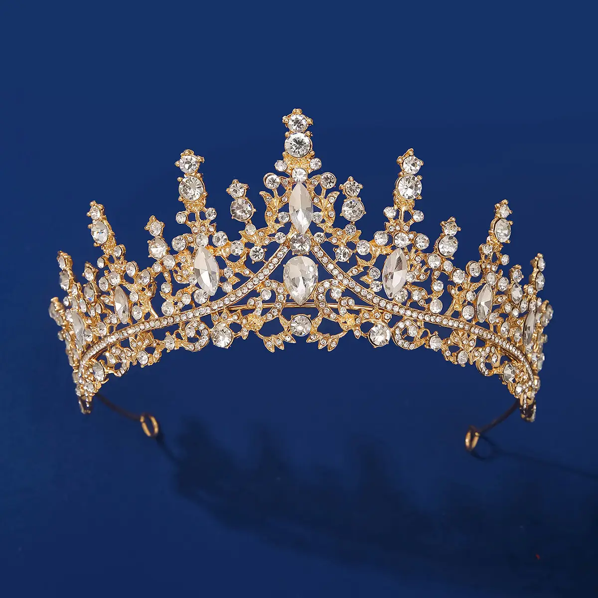 Crystal Bridal Crown Headband for Women Wedding Accessories - Image 2