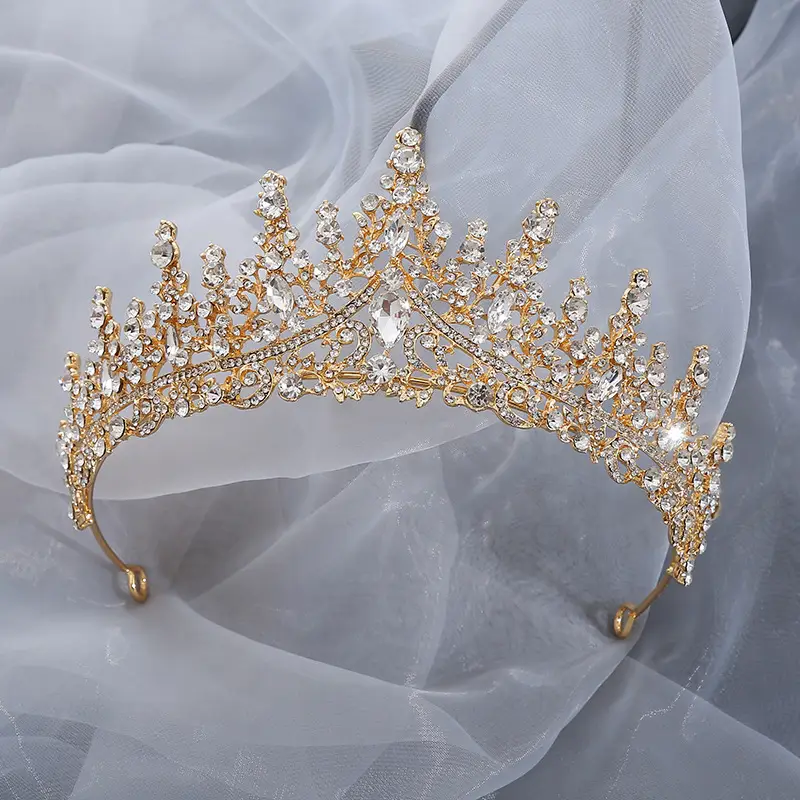 Crystal Bridal Crown Headband for Women Wedding Accessories - Image 4