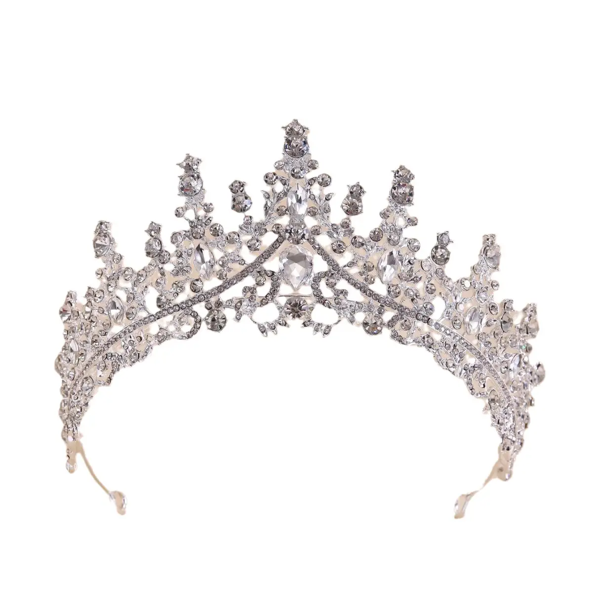 Crystal Bridal Crown Headband for Women Wedding Accessories - Image 5