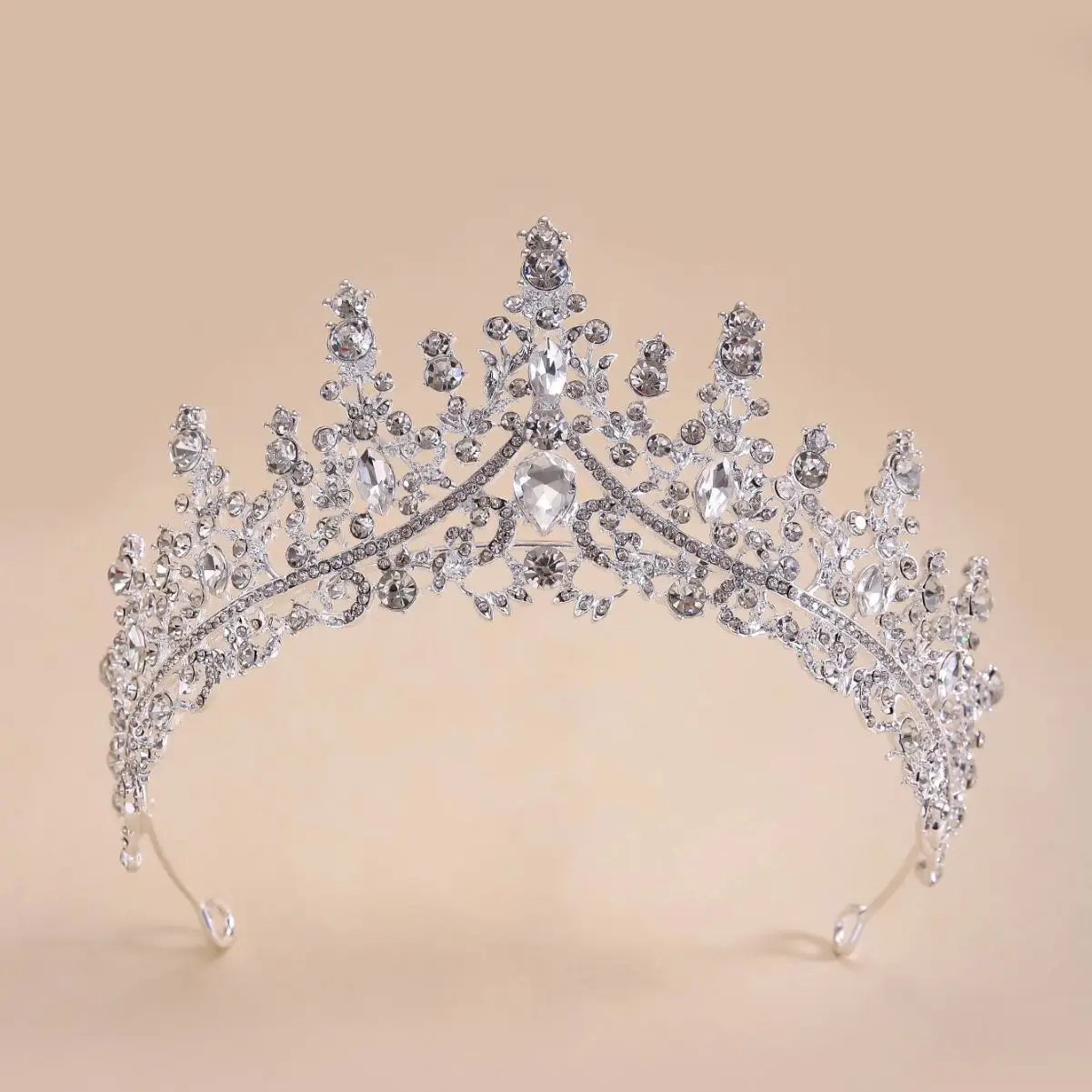 Crystal Bridal Crown Headband for Women Wedding Accessories — feature 3