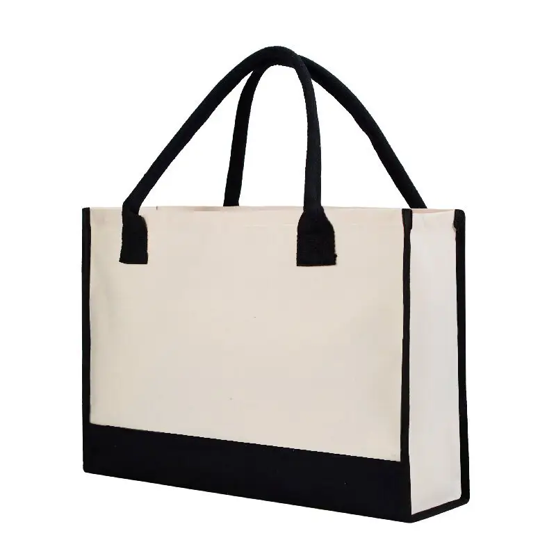 Printed Canvas Shoulder Bag Women Large Capacity Festive Christmas Design — feature 4