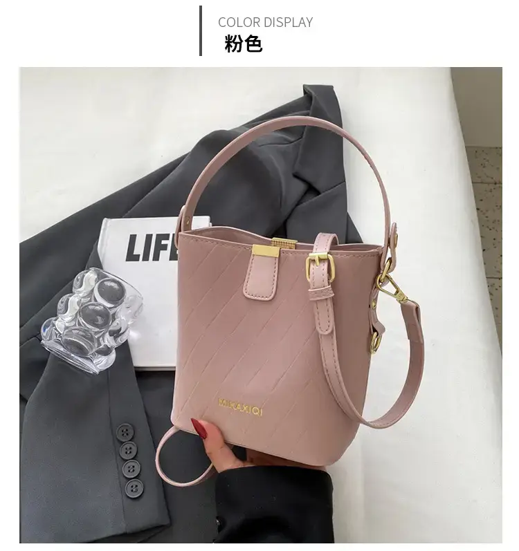 Pink Quilted Women's Bucket Handbag 2023 — feature 30