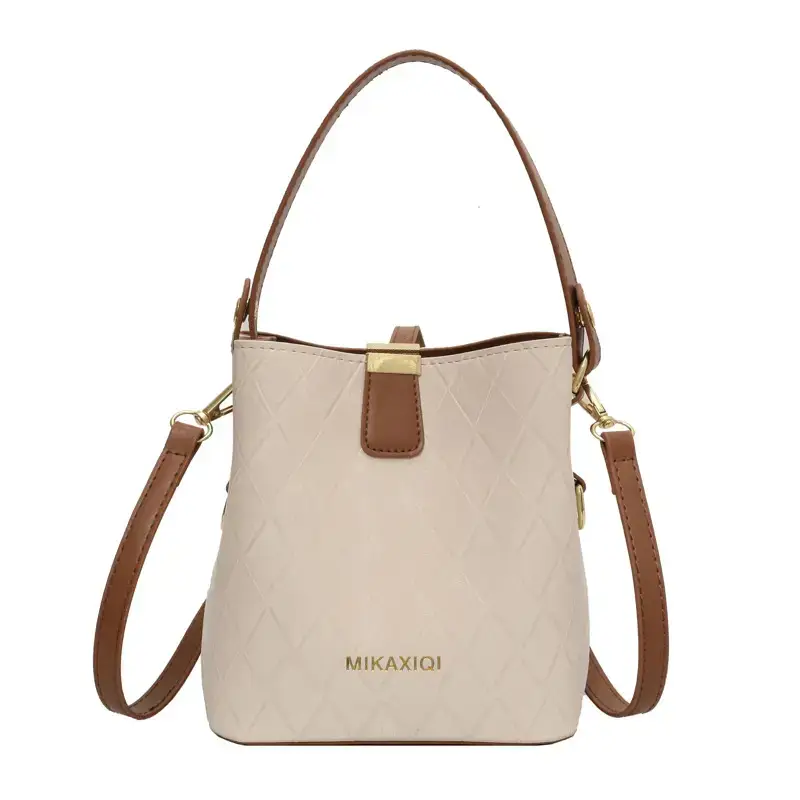 Pink Quilted Women's Bucket Handbag 2023 - Image 4