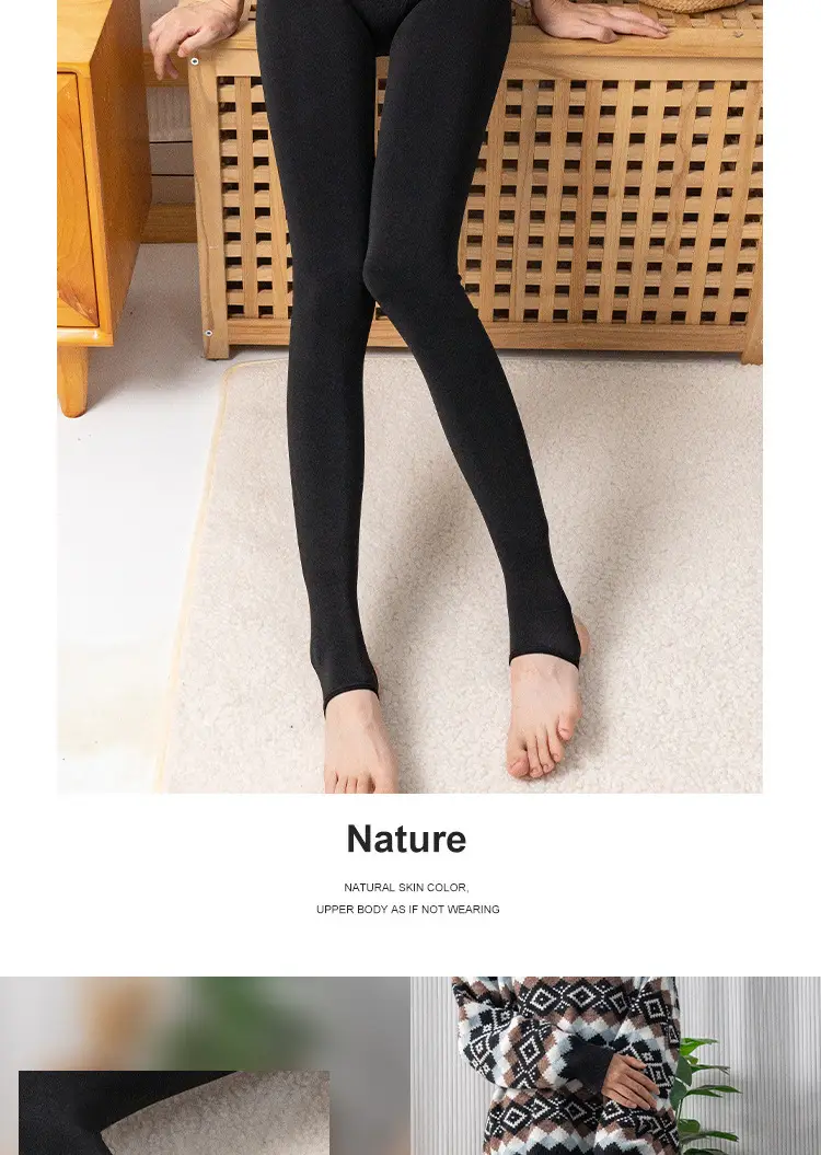 Nude Fleece Leggings for Women Winter Warmth — feature 11