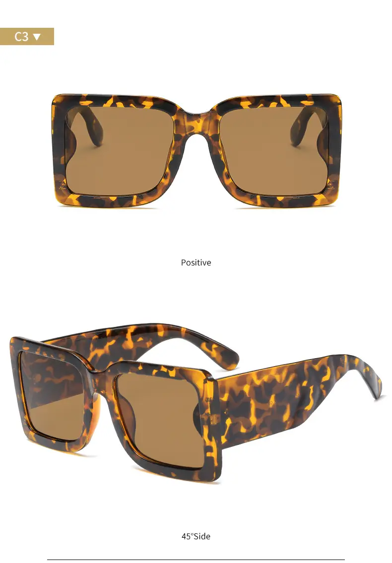 UV-Protective Large Frame Sunglasses for Women — feature 12