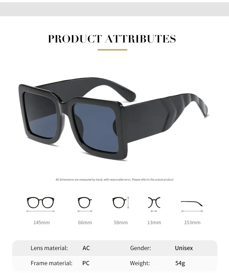 UV-Protective Large Frame Sunglasses for Women — feature 4