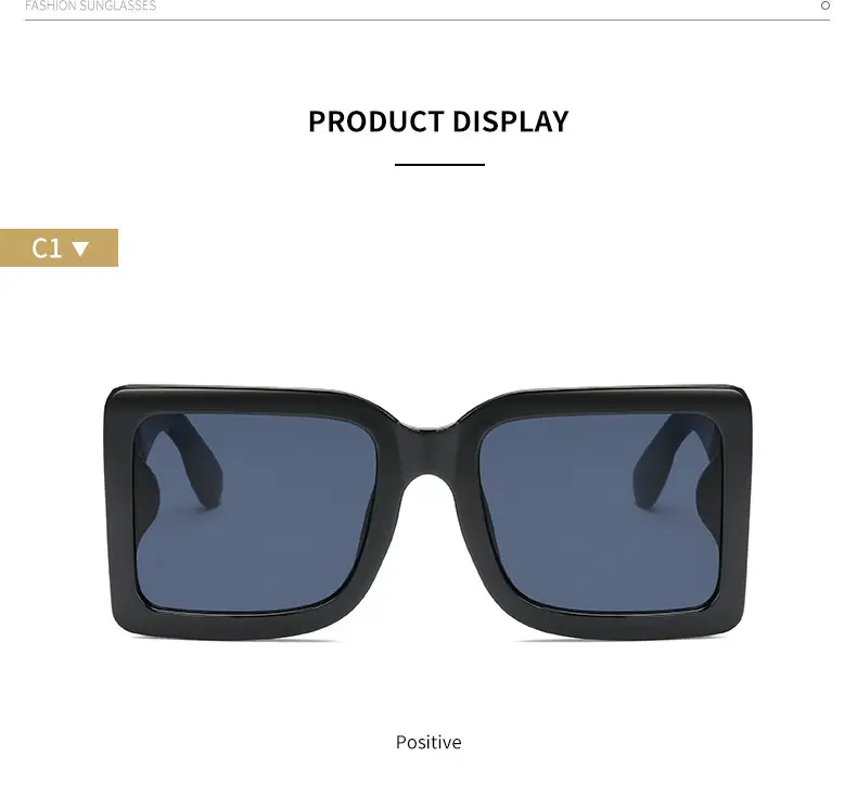UV-Protective Large Frame Sunglasses for Women — feature 9