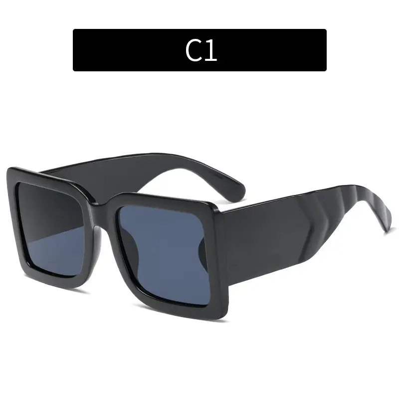 UV-Protective Large Frame Sunglasses for Women - Image 1