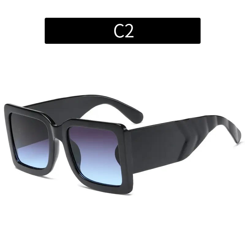 UV-Protective Large Frame Sunglasses for Women - Image 2