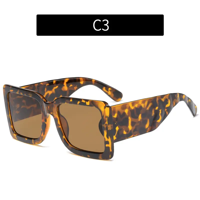 UV-Protective Large Frame Sunglasses for Women - Image 3