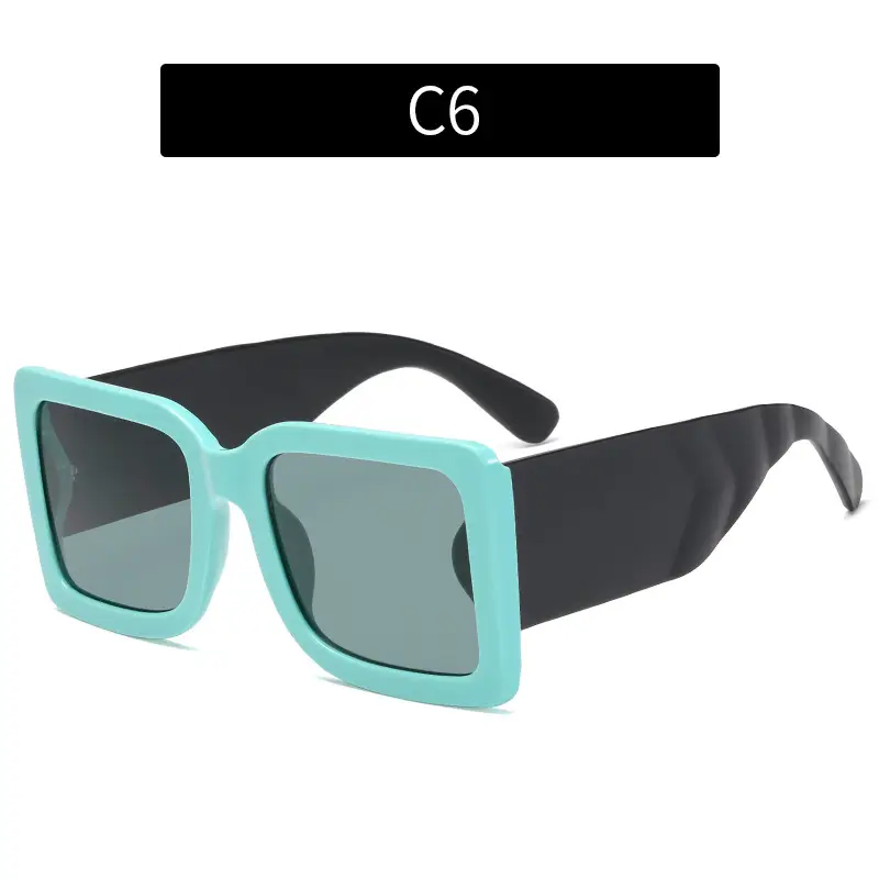 UV-Protective Large Frame Sunglasses for Women - Image 6