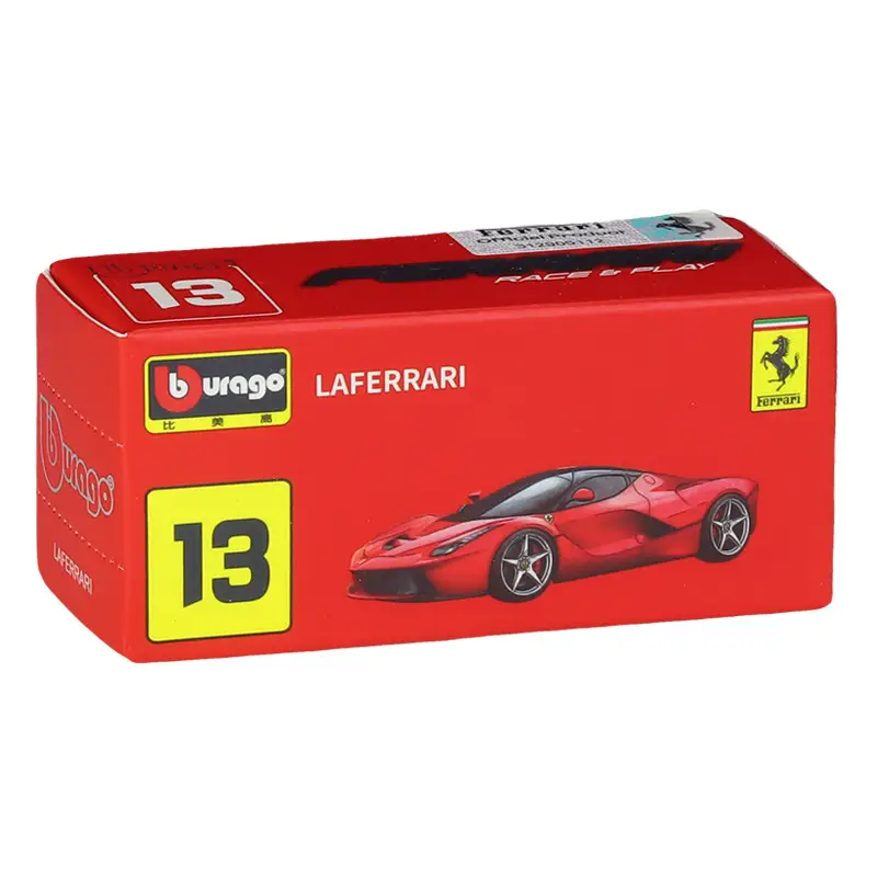 Bimei High 1:64 Italian sports car Three-inch Car Simulation Alloy Model Car Series Hardcover Edition Carton Packaging