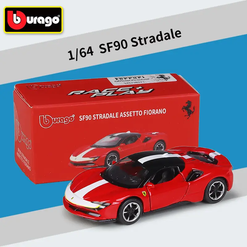 Bimei High 1:64 Italian sports car Three-inch Car Simulation Alloy Model Car Series Hardcover Edition Carton Packaging