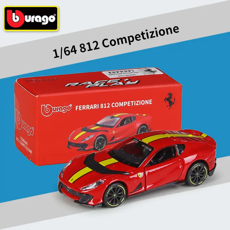 Bimei High 1:64 Italian sports car Three-inch Car Simulation Alloy Model Car Series Hardcover Edition Carton Packaging