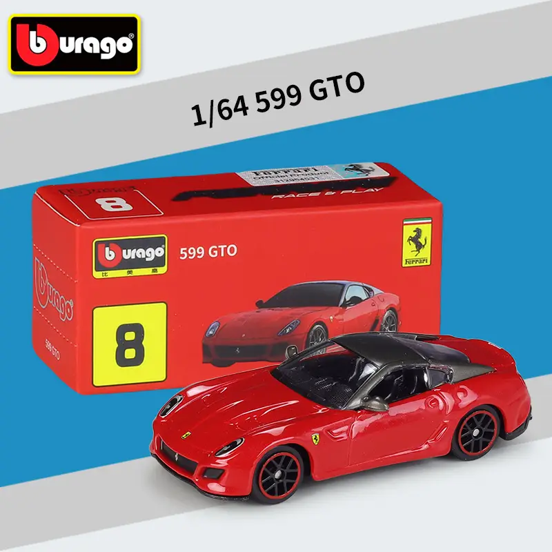 Bimei High 1:64 Italian sports car Three-inch Car Simulation Alloy Model Car Series Hardcover Edition Carton Packaging