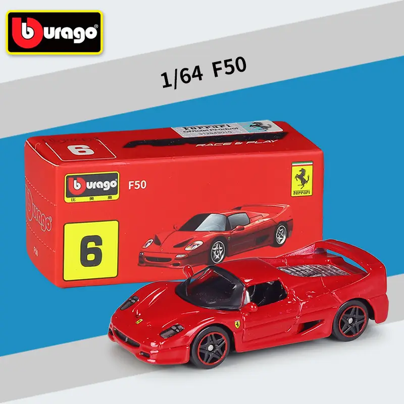 Bimei High 1:64 Italian sports car Three-inch Car Simulation Alloy Model Car Series Hardcover Edition Carton Packaging