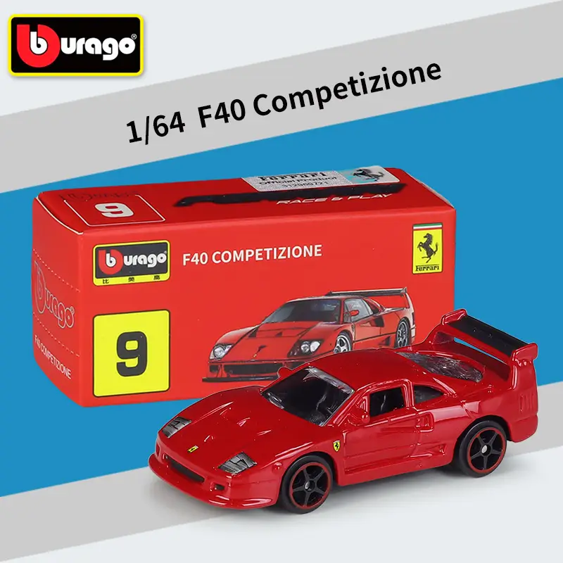 Bimei High 1:64 Italian sports car Three-inch Car Simulation Alloy Model Car Series Hardcover Edition Carton Packaging