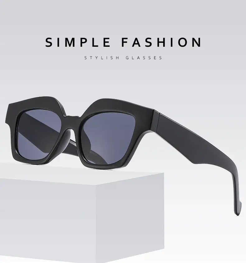 Square Sunglasses for Women Brown Leopard Print — feature 1