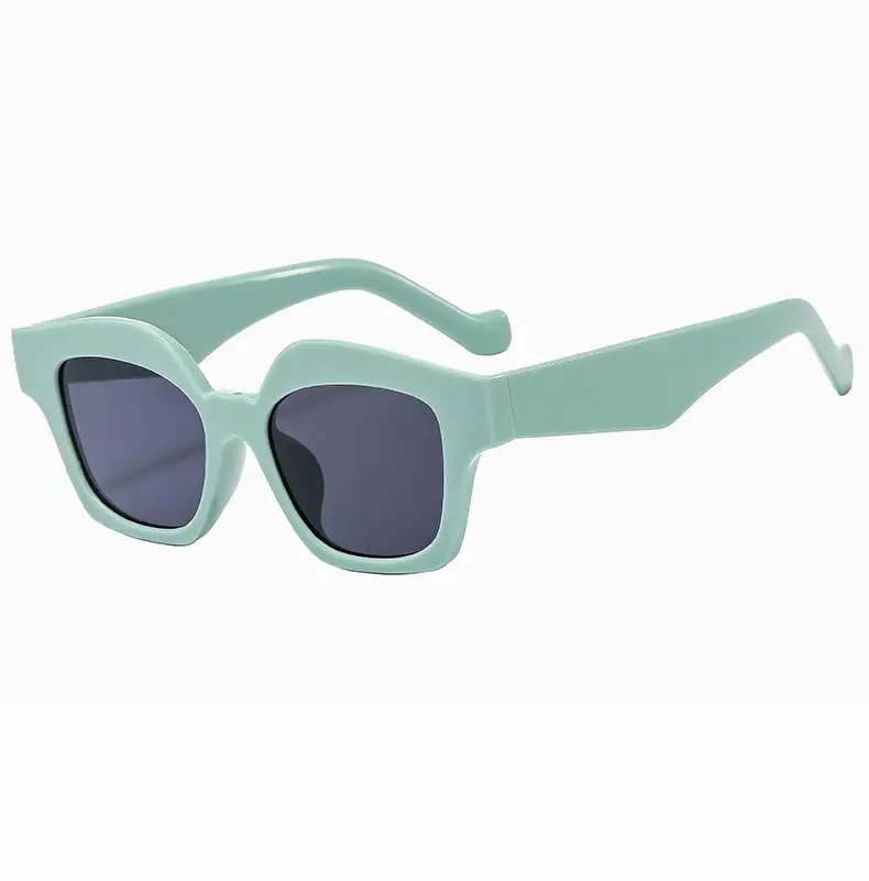Square Sunglasses for Women Brown Leopard Print — feature 19
