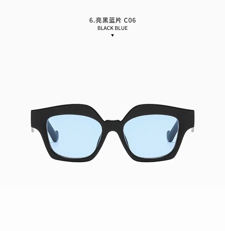 Square Sunglasses for Women Brown Leopard Print — feature 20