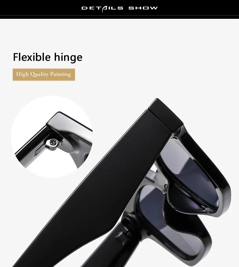Square Sunglasses for Women Brown Leopard Print — feature 5