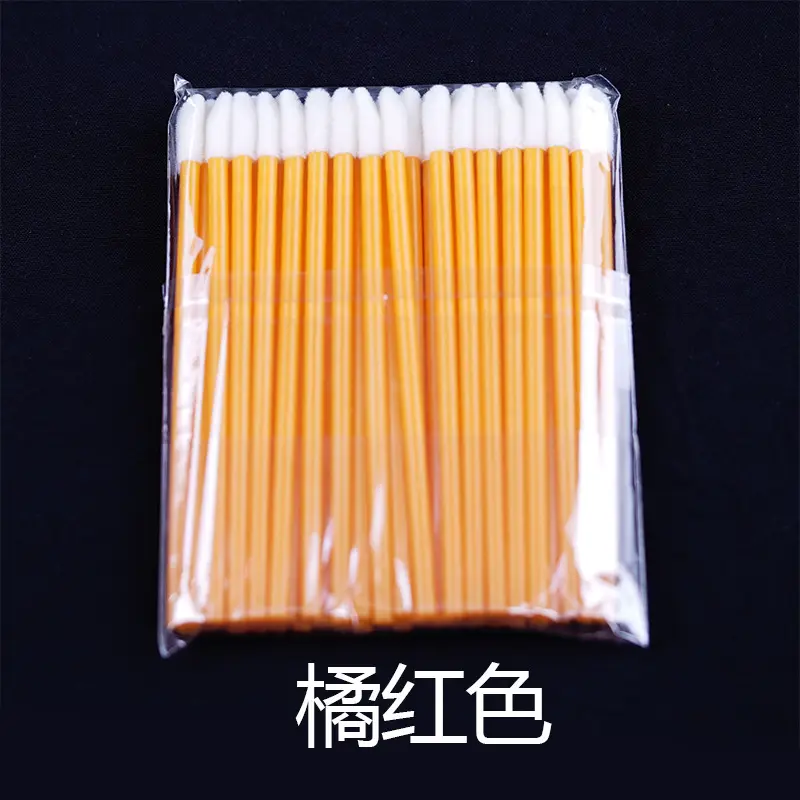 Disposable Hollow Lip Brush Single Stick Portable Lip Gloss Flocking Brush - Image 10