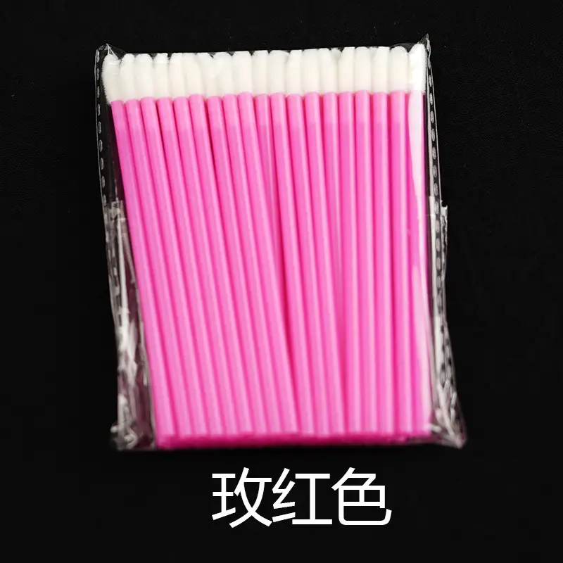 Disposable Hollow Lip Brush Single Stick Portable Lip Gloss Flocking Brush - Image 9