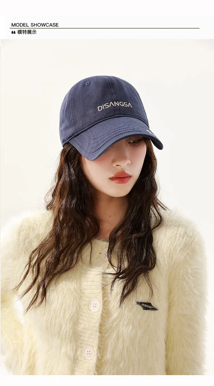 Di Sang Sa Korean Style Black Baseball Cap with Embroidery — feature 16