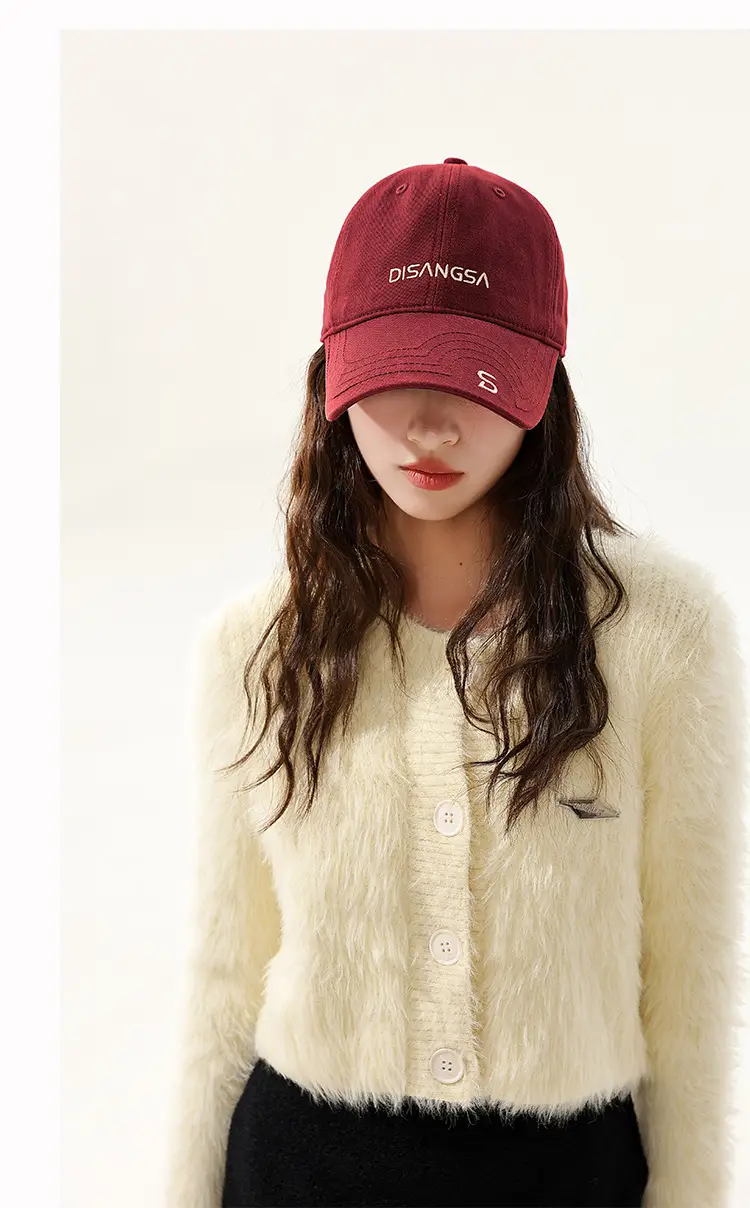 Di Sang Sa Korean Style Black Baseball Cap with Embroidery — feature 18
