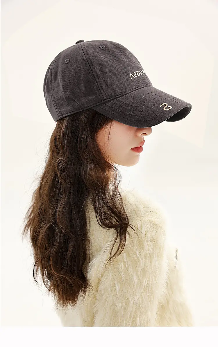 Di Sang Sa Korean Style Black Baseball Cap with Embroidery — feature 21