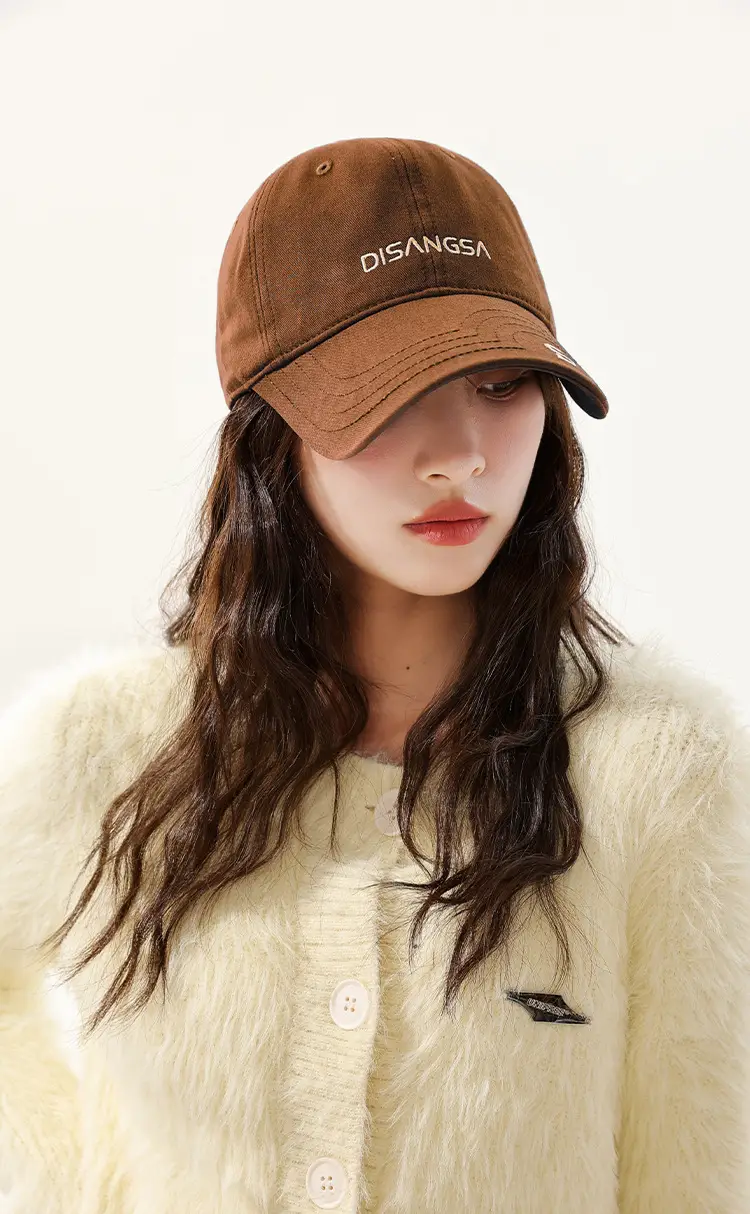 Di Sang Sa Korean Style Black Baseball Cap with Embroidery — feature 24