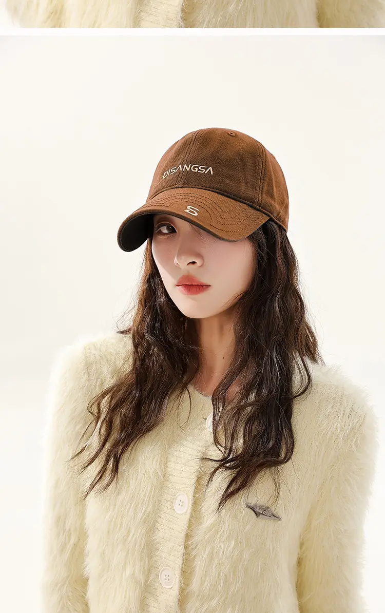 Di Sang Sa Korean Style Black Baseball Cap with Embroidery — feature 25