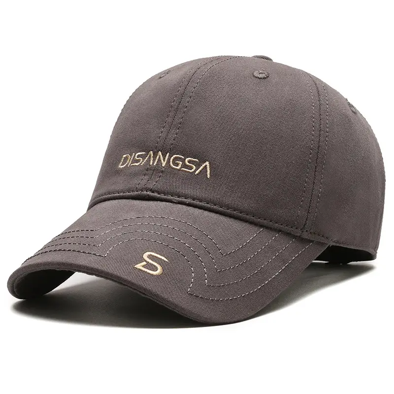 Di Sang Sa Korean Style Black Baseball Cap with Embroidery - Image 3