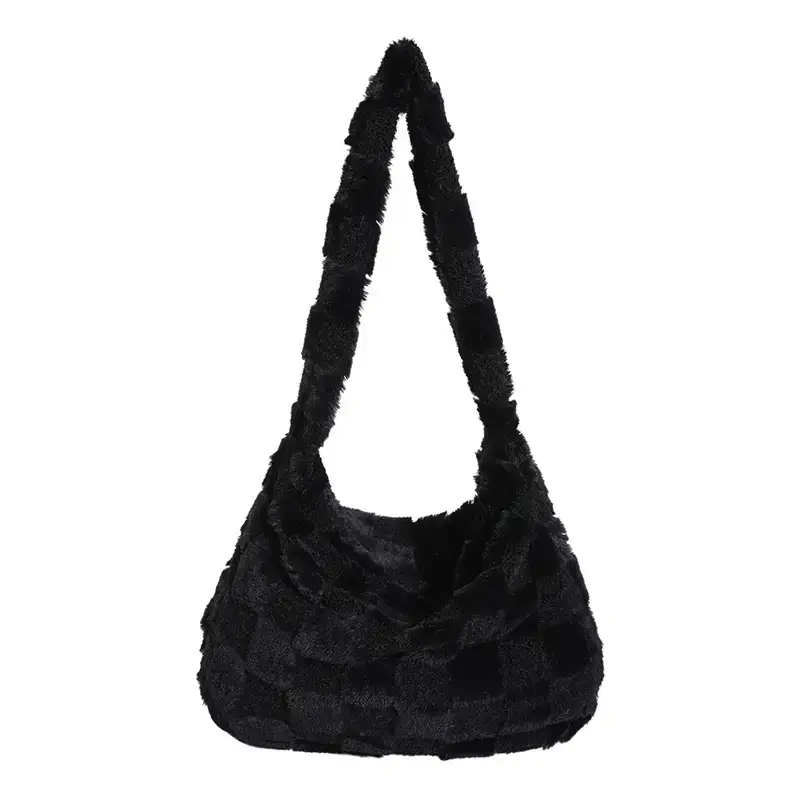 White Braided Shoulder Bag for Women - Image 10